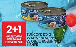 Wafelek Tuńczyk w sosie własnym w oleju roślinnym Lisner oferta