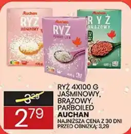 Wafelek Ryż 4x100 g Jaśminowy, Brązowy, Parboiled Auchan oferta