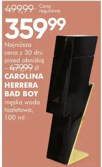 CAROLINA HERRERA BAD BOY męska woda toaletowa
