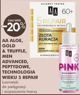 SuperPharm AA ALOE, GOLD & TRUFFLE, MEN ADVANCED, PEPTYDOWE, TECHNOLOGIA WIEKU 5 REPAIR oferta