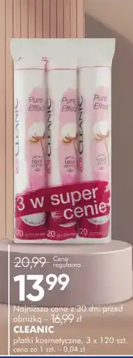 SuperPharm Płatki kosmetyczne Cleanic oferta
