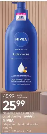 SuperPharm NIVEA Odżywcze mleczko do ciała oferta