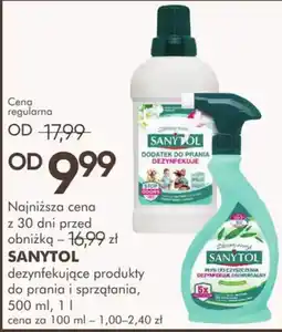 SuperPharm SANYTOL dezyfekujące produkty do prania i sprzątania oferta