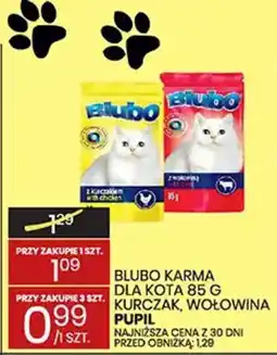 Wafelek Blubo Karma dla Kota 85 g Kurczak, Wołowina Pupil oferta