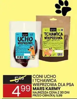 Wafelek Coni Ucho i Tchawica Wieprzowa dla psa oferta