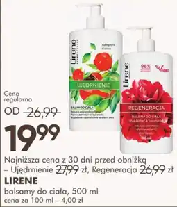 SuperPharm Lirene balsamy do ciała oferta