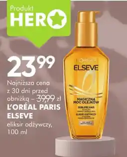 SuperPharm L'Oréal Paris Elseve eliksir odżywczy oferta