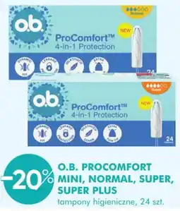 SuperPharm O.B. PROCOMFORT tampony higieniczne oferta