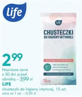 CHUSTECZKI DO HIGIENY INTYMNEJ LIFE