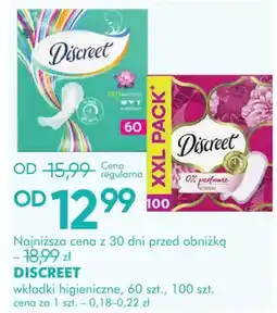 SuperPharm Wkładki higieniczne Discreet oferta