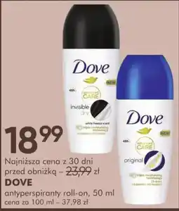 SuperPharm DOVE antyperspirant roll-on oferta