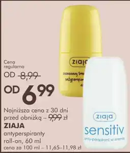 SuperPharm ZIAJA antyperspirant roll-on oferta