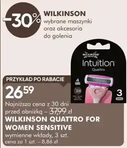 SuperPharm Wilkinson Quattro for Women Sensitive oferta