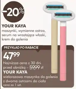 SuperPharm YOUR KAYA wielorazowa maszynka do golenia z dwoma ostrzami do ciała oferta