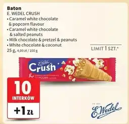 Intermarche Baton karmelowa czekolada i orzeszki E.wedel Crush oferta