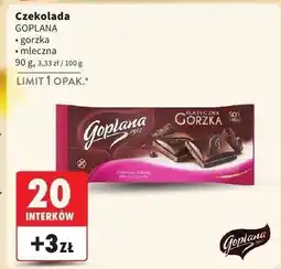 Intermarche Czekolada mleczna Goplana oferta