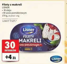 Intermarche Filety z makreli w sosie pomidorowym Lisner oferta