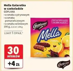 Intermarche Galaretka w czekoladzie wiśniowa Goplana Mella oferta