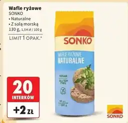 Intermarche Wafle ryżowe z solą morską Sonko oferta