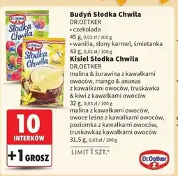 Intermarche Kisiel truskawkowy z kawałkami owoców Dr. Oetker Słodka Chwila oferta