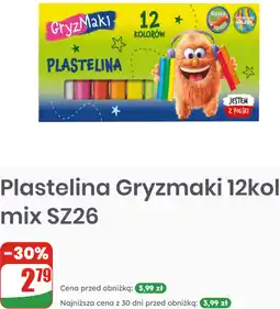 Dino Plastelina Gryzmaki 12kol mix SZ26 oferta