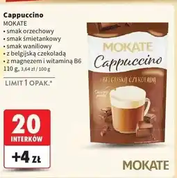 Intermarche Cappuccino z belgijską czekoladą Mokate oferta