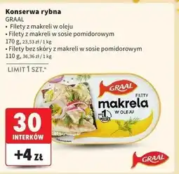 Intermarche Filety z makreli bez skóry w sosie pomidorowym Graal oferta