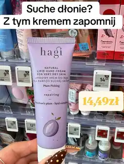 Rossmann Hagi naturalny lipidowy krem do rąk Plum Picking oferta