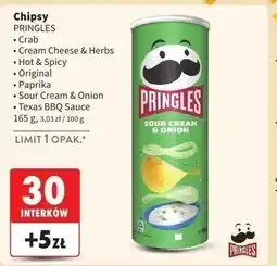 Intermarche Chipsy texas bbq sauce Pringles oferta