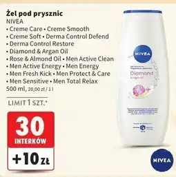 Intermarche Żel pod prysznic total relax Nivea Men oferta