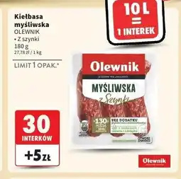 Intermarche Kiełbasa myśliwska Olewnik oferta