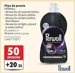 Intermarche Płyn do prania Perwoll Renew White oferta