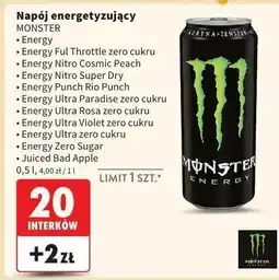 Intermarche Napój energetyczny bad apple Monster Energy Juiced oferta