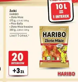 Intermarche Żelki kwaśne Haribo Złote Misie oferta