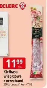 E.Leclerc Kiełbasa z orzechami Wiodąca Marka Saint Azay oferta