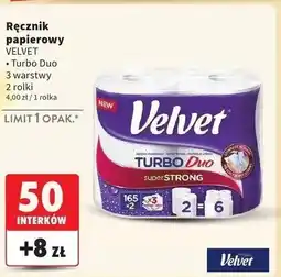 Intermarche Ręcznik papierowy duo Velvet Turbo oferta