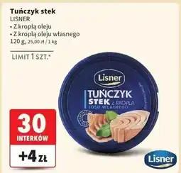 Intermarche Tuńczyk stek z kroplą sosu własnego Lisner oferta