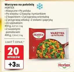 Intermarche Warzywa na patelnię z suszonymi pomidorami Hortex oferta