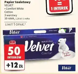 Intermarche Papier toaletowy premium komfort Velvet Excellence oferta