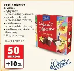 Intermarche Czekoladki waniliowe E. Wedel Ptasie Mleczko oferta