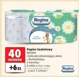 Intermarche Papier toaletowy aloe vera Regina Delicate oferta