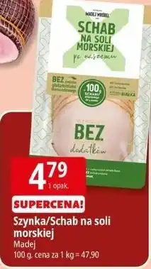 E.Leclerc Szynka na soli morskiej Madej & Wróbel oferta