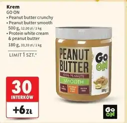 Intermarche Masło orzechowe crunchy Sante Go On! oferta