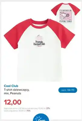 T-shirt dziewczęcy Peanuts Cool Club