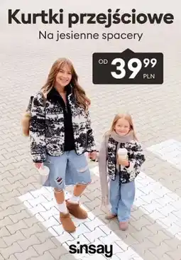 Sinsay Kurtki przejściowe Sinsay oferta