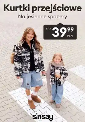 Kurtki przejściowe Sinsay