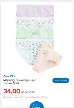 Smyk Majtki figi dziewczęce zestaw 5-pak Cool Club oferta