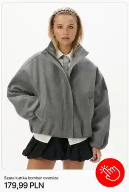 Cropp Szara kurtka bomber oversize Cropp oferta