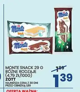 Wafelek Monte Snack Zott oferta