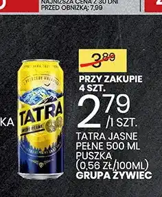 Wafelek Piwo Tatra oferta